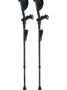 Carbon Fiber Black Mamba Ergobaum Crutches by Ergobaum