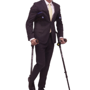 Ergobaum Dual Underarm Crutches with Forearm Support