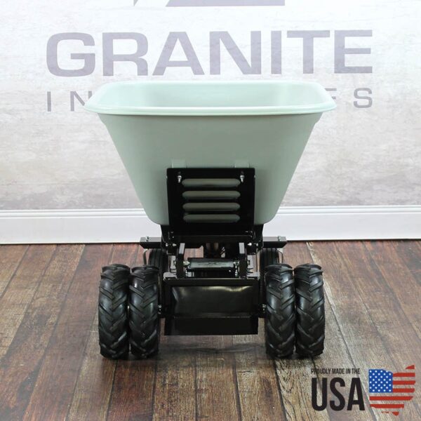 10 Cubic Foot Electric Wheelbarrow with Power Dump - Image 8