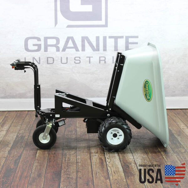 10 Cubic Foot Electric Wheelbarrow with Power Dump - Image 7