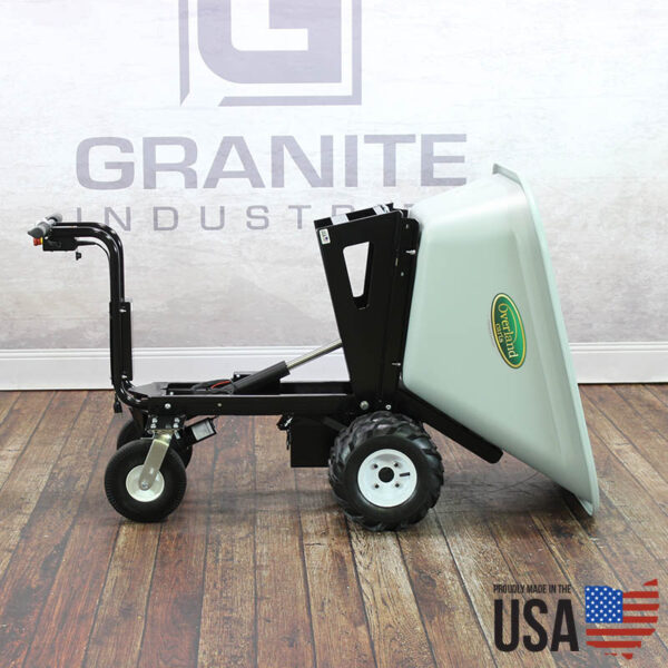 10 Cubic Foot Electric Wheelbarrow with Power Dump - Image 6