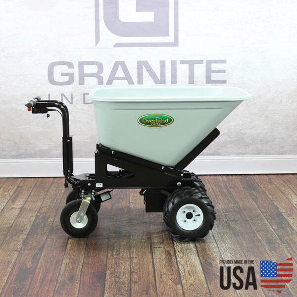 10 Cubic Foot Electric Wheelbarrow with Power Dump - Image 4