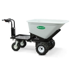 10 Cubic Foot Electric Wheelbarrow with Platform