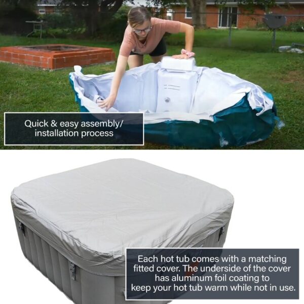 Aleko 130 - Jet Inflatable Hot Tub - Image 5