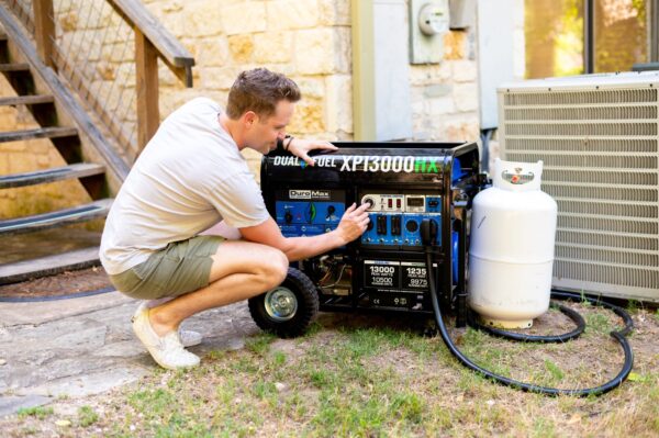 13,000 Watt Dual Fuel Portable HX Generator w/ CO Alert - Image 30