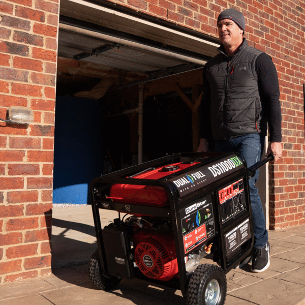 11,000 Watt Dual Fuel Portable Generator w/ CO Alert - Image 23