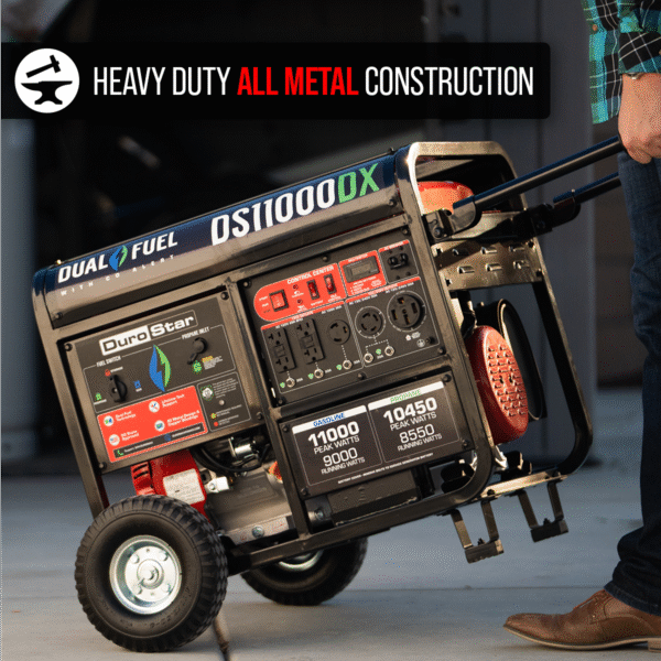 11,000 Watt Dual Fuel Portable Generator w/ CO Alert - Image 27