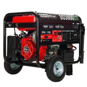 5,000 Watt Dual Fuel Portable Generator w/ CO Alert