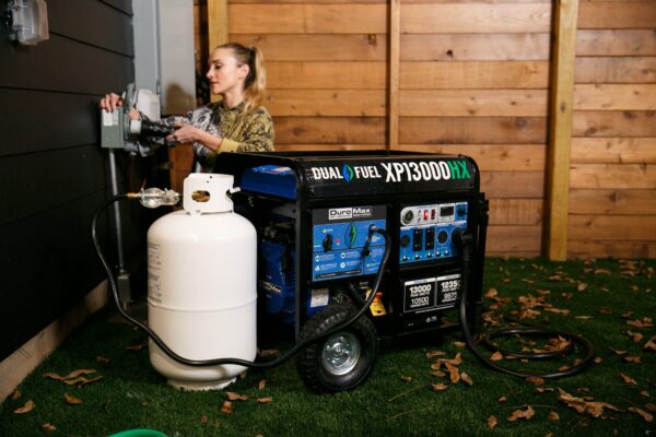 13,000 Watt Dual Fuel Portable HX Generator w/ CO Alert - Image 33