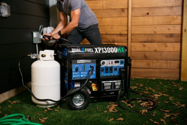 13,000 Watt Dual Fuel Portable HX Generator w/ CO Alert - Image 19