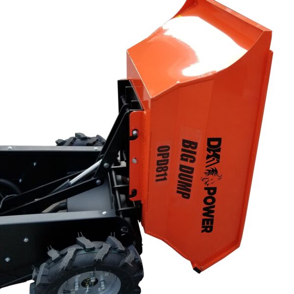 Detail K2 Big Dump 1100 Pound Electric Power Dump Cart - OPD811 - Image 4