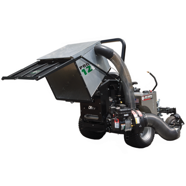 PECO Husqvarna Pro 12DFS 8 Bushel Powered Dump-able Aluminum Bagger w/ PTO-X Drive (46651201 ) - Image 2
