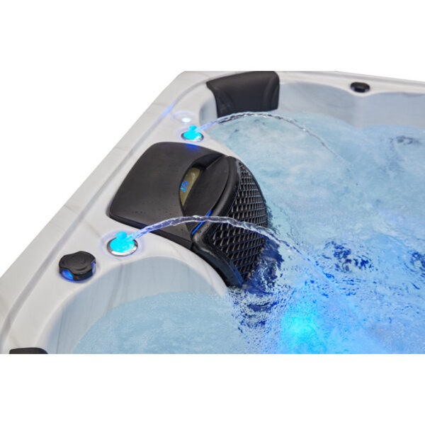 Victoria 6-person 60 Jet Hot Tub With Bluetooth In Grey - Image 7