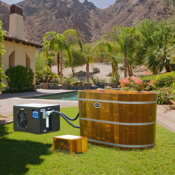WoodBridge 110 1 - Person Hot Tub in Olive Pine - Image 6