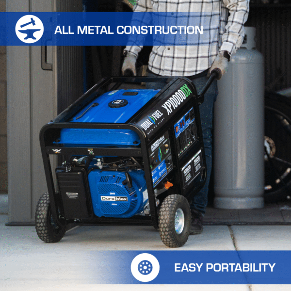 10,000 Watt Dual Fuel Portable Generator w/ CO Alert - Image 28
