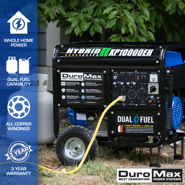 10,000 Watt Dual Fuel Portable Generator - Image 12