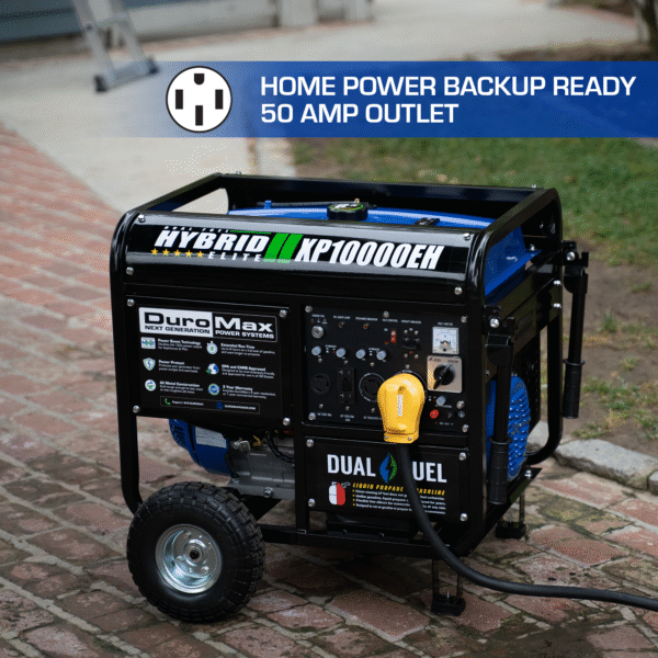 10,000 Watt Dual Fuel Portable Generator - Image 37