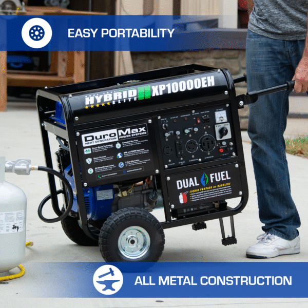10,000 Watt Dual Fuel Portable Generator - Image 40