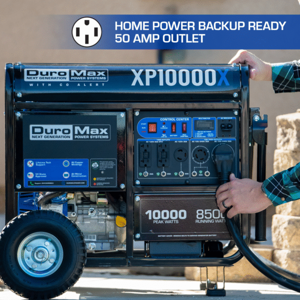 10,000 Watt Gasoline Portable Generator w/ CO Alert - Image 23