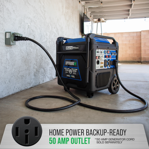 11,000 Watt Portable Dual Fuel Inverter Generator - Quiet, Low THD - Image 9