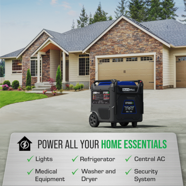 11,000 Watt Portable Dual Fuel Inverter Generator - Quiet, Low THD - Image 11