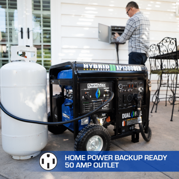 13,000 Watt Dual Fuel Portable Generator - Image 42