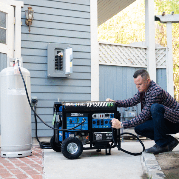 13,000 Watt Dual Fuel Portable HX Generator w/ CO Alert - Image 48