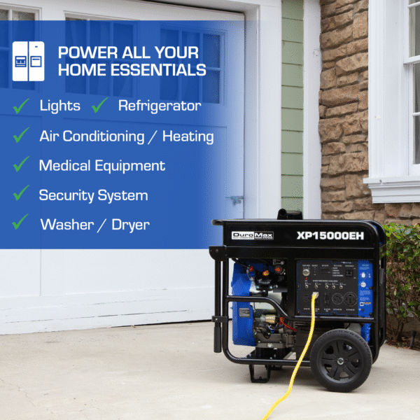 15,000 Watt Dual Fuel Portable Generator - Image 30