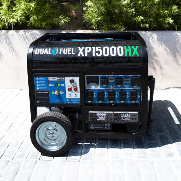 15,000 Watt Electric Start Dual Fuel Portable Generator - Image 15