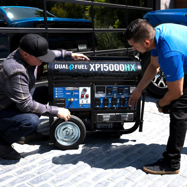 15,000 Watt Electric Start Dual Fuel Portable Generator - Image 7