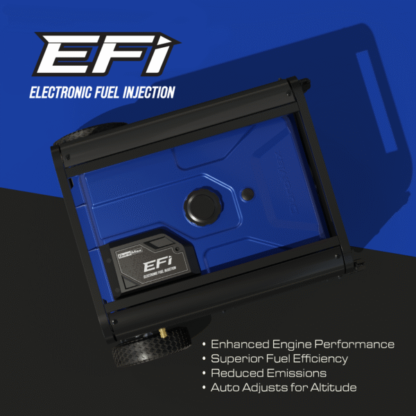 15,000 Watt Electric Start Dual Fuel EFI Portable Generator - Image 8