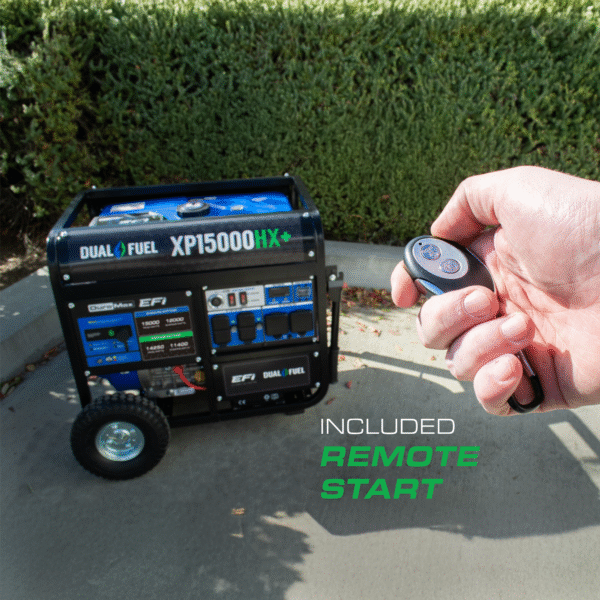 15,000 Watt Electric Start Dual Fuel EFI Portable Generator - Image 3