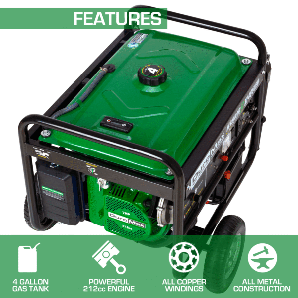 4,850 Watt Dual Fuel Portable Generator - Image 2