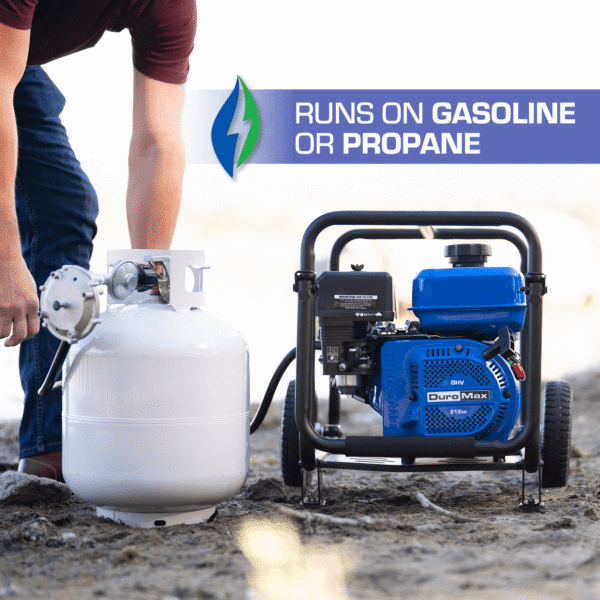 264 GPM 3" Dual Fuel Engine Portable Water Pump - Image 7