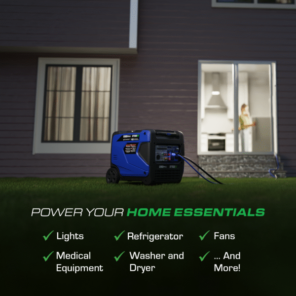 7,000 Watt Portable Tri Fuel Inverter Generator - Quiet, Low THD - Image 12