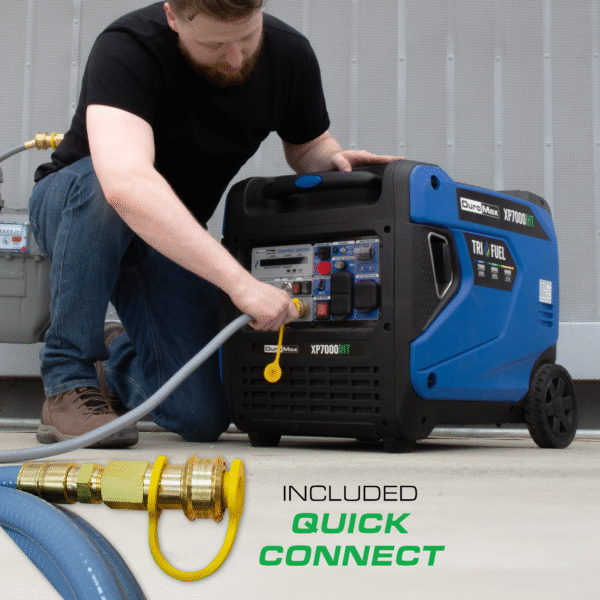 7,000 Watt Portable Tri Fuel Inverter Generator - Quiet, Low THD - Image 3