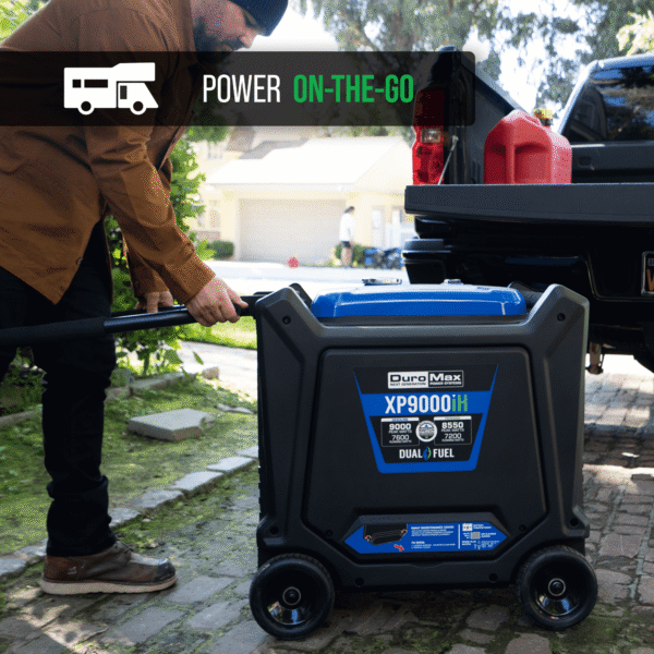 9,000 Watt Portable Dual Fuel Inverter Generator - Quiet, Low THD - Image 4