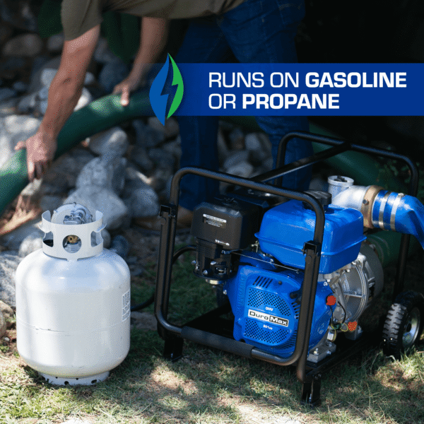 423 GPM 4" Dual Fuel Engine Portable Water Pump - Image 6