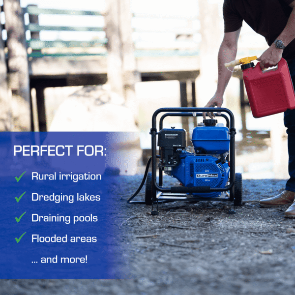 423 GPM 4" Dual Fuel Engine Portable Water Pump - Image 9
