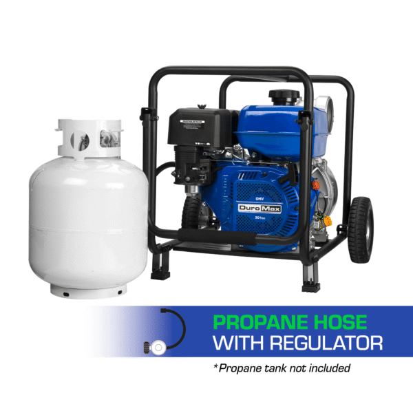 423 GPM 4" Dual Fuel Engine Portable Water Pump - Image 2