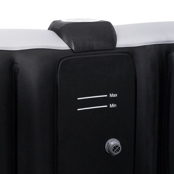 ZACHVO 120 Volt 3 - Person 120 - Jet Square Inflatable Hot Tub in Black - Image 10