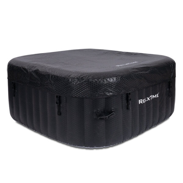 ZACHVO 120 Volt 3 - Person 120 - Jet Square Inflatable Hot Tub in Black - Image 12
