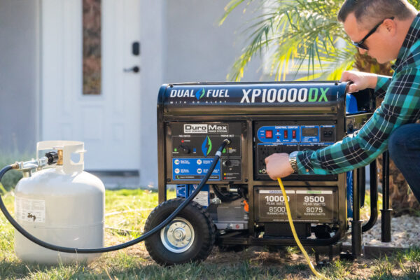 10,000 Watt Dual Fuel Portable Generator w/ CO Alert - Image 18