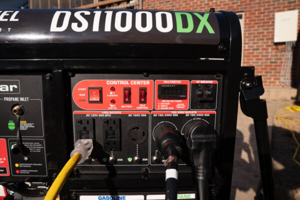 11,000 Watt Dual Fuel Portable Generator w/ CO Alert - Image 8