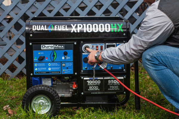 10,000 Watt Dual Fuel Portable HX Generator w/ CO Alert - Image 10