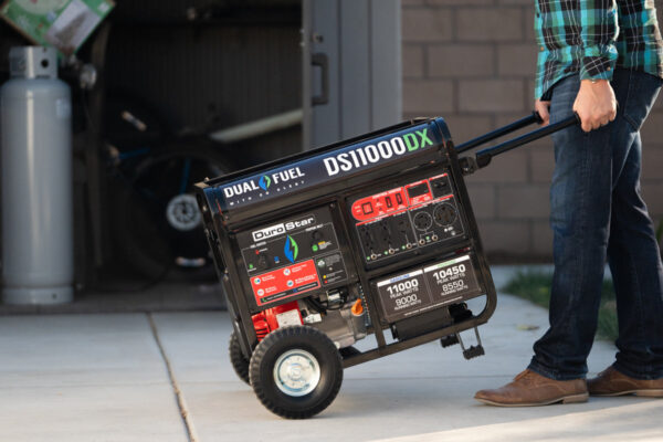 11,000 Watt Dual Fuel Portable Generator w/ CO Alert - Image 5