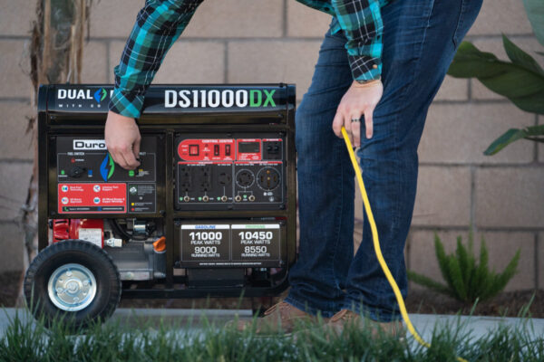 11,000 Watt Dual Fuel Portable Generator w/ CO Alert - Image 16