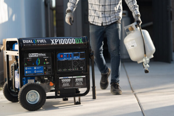 10,000 Watt Dual Fuel Portable Generator w/ CO Alert - Image 7
