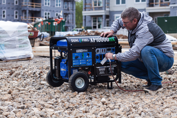 10,000 Watt Dual Fuel Portable HX Generator w/ CO Alert - Image 19
