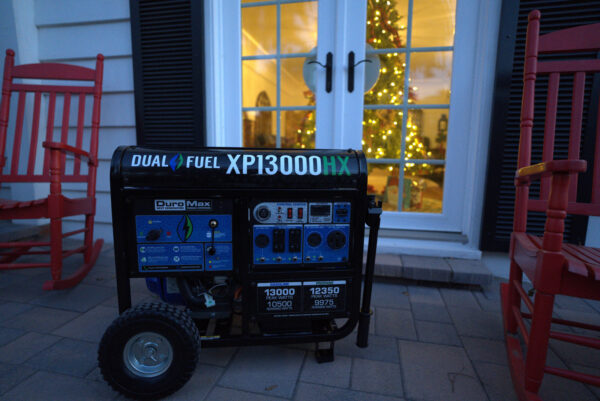 13,000 Watt Dual Fuel Portable HX Generator w/ CO Alert - Image 14